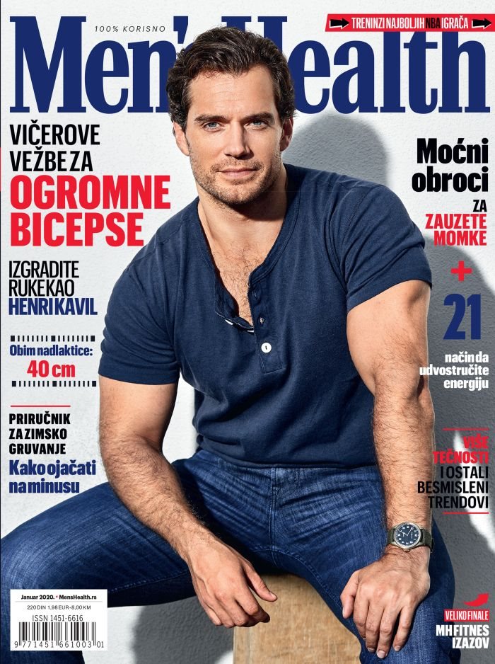 Kako do ogromnih ruku? Henri Kavil otkriva u januarskom Men's Healthu
