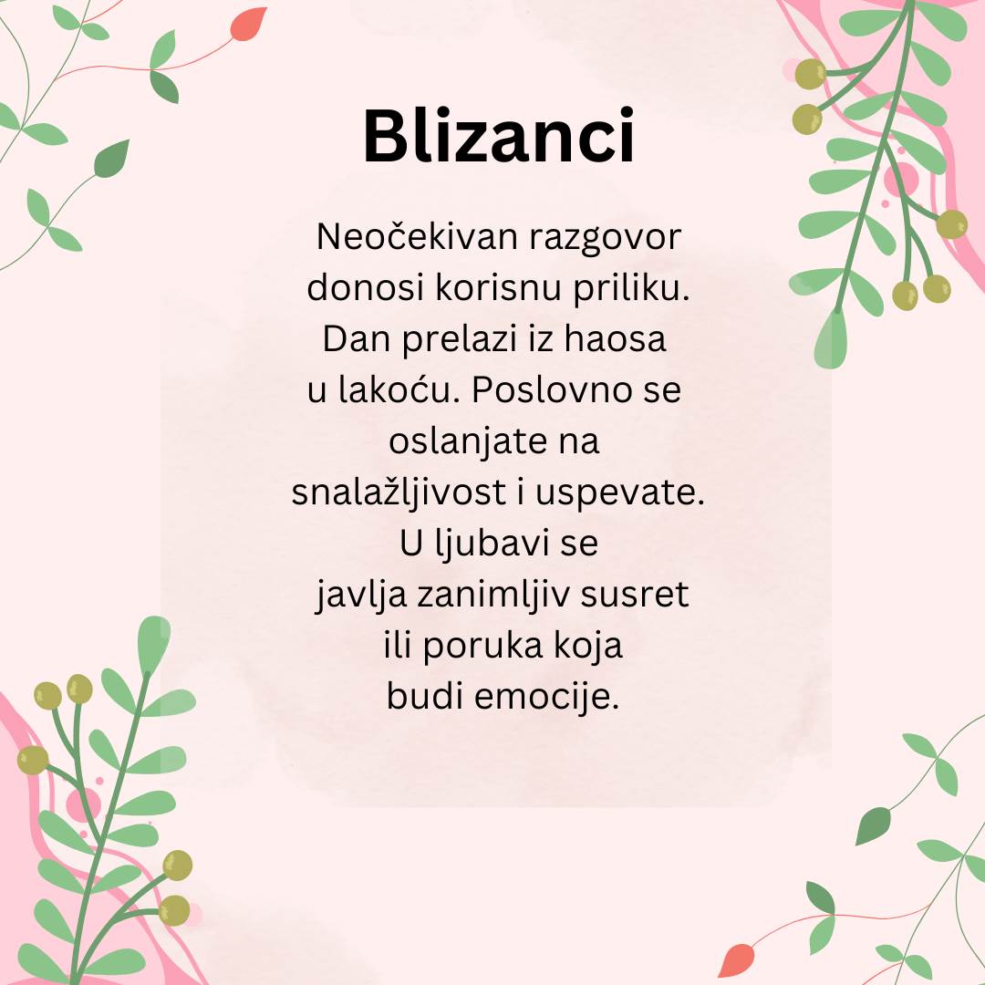 Dnevni horoskop za 19 april  2026 