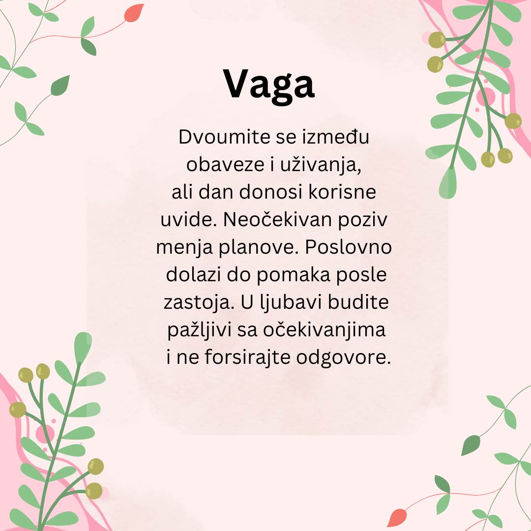 Dnevni horoskop za 19 april  2026 