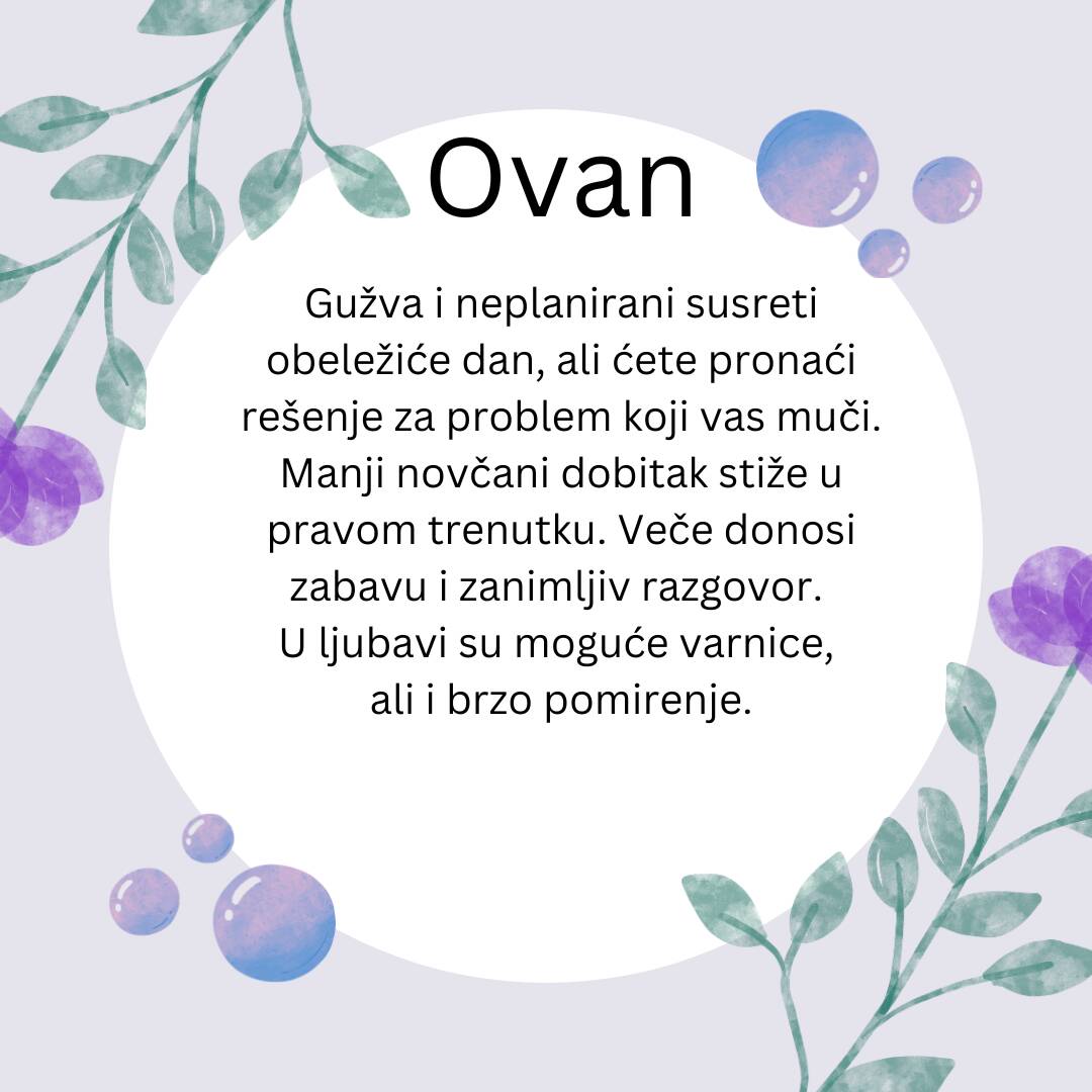 Dnevni horoskop za 30 maj  2026 