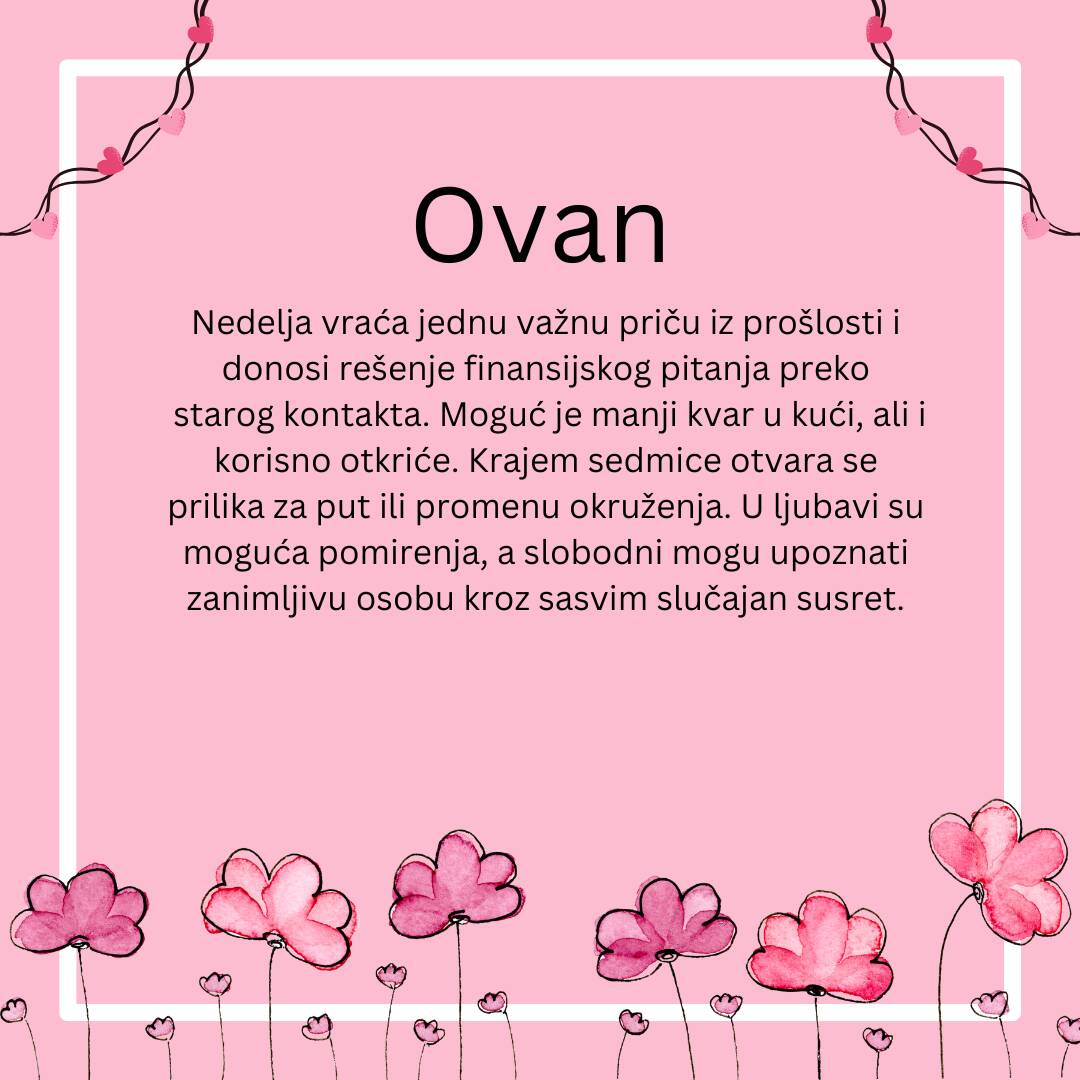Nedeljni horoskop od 8 do 14 juna 2026