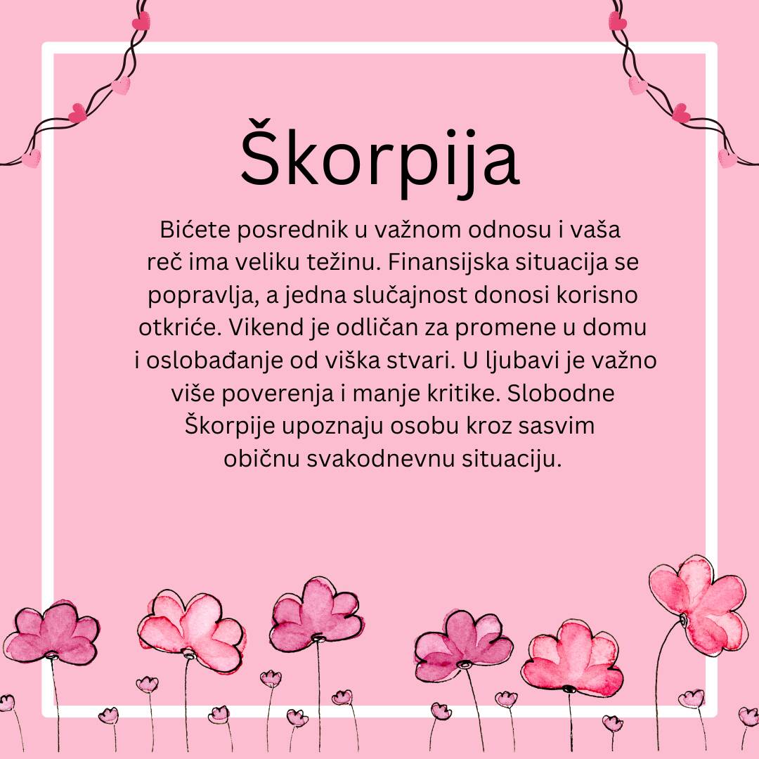 Nedeljni horoskop od 8 do 14 juna 2026