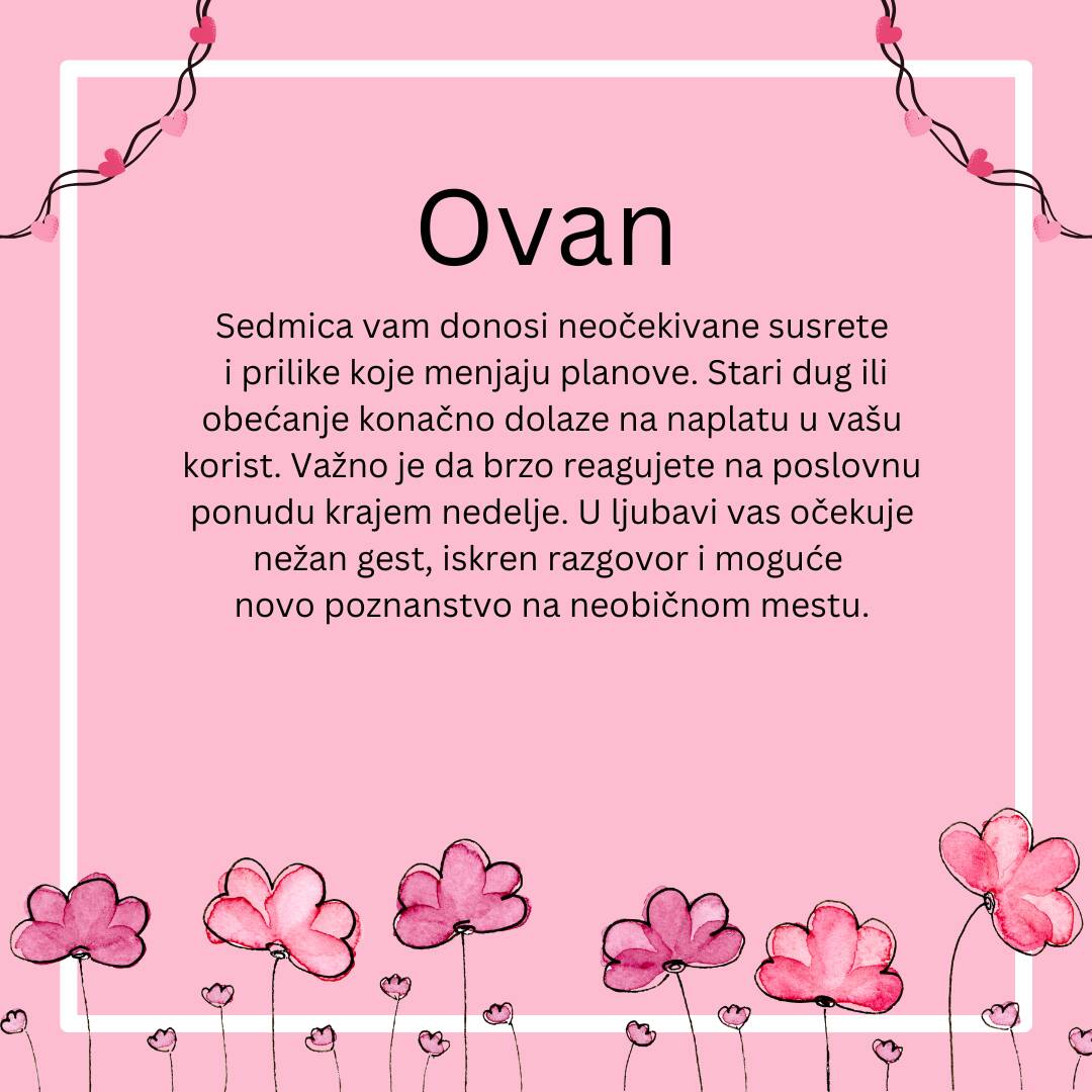 Nedeljni horoskop od 15 do 21 juna 2026