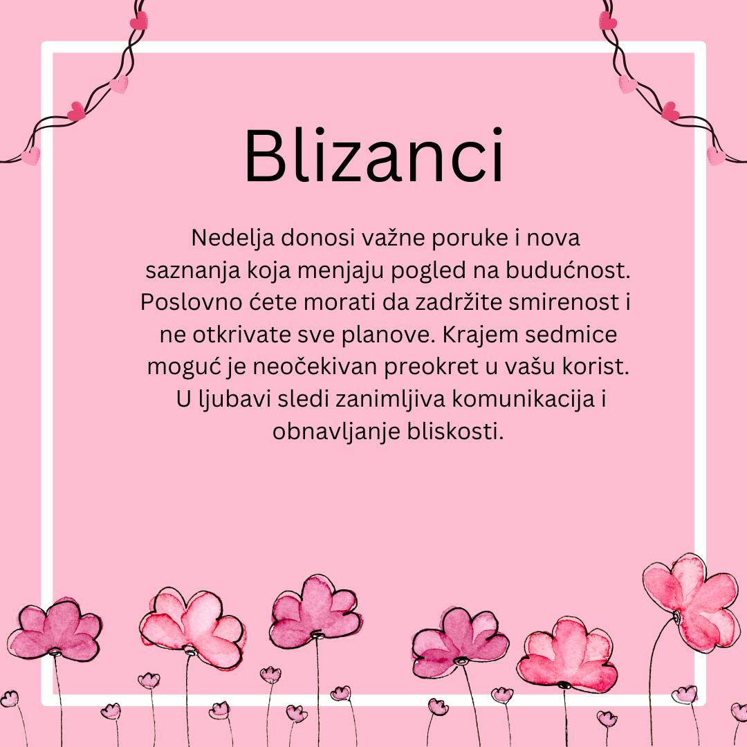 Nedeljni horoskop od 15 do 21 juna 2026