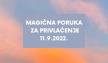 Poruka manifestacije za nedelju 11 septembar 2022 godine