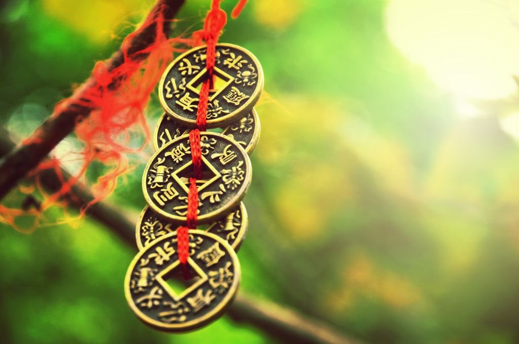 Feng šui kineski novčići