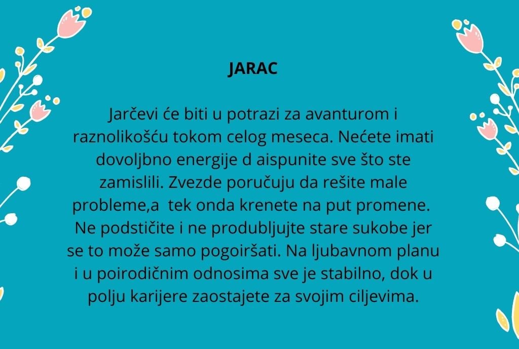 mesecni horoskop avgust 2021 godine