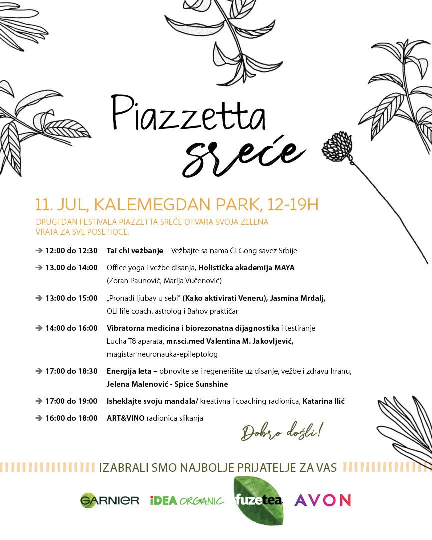 sensa piazzetta srece drugi dan