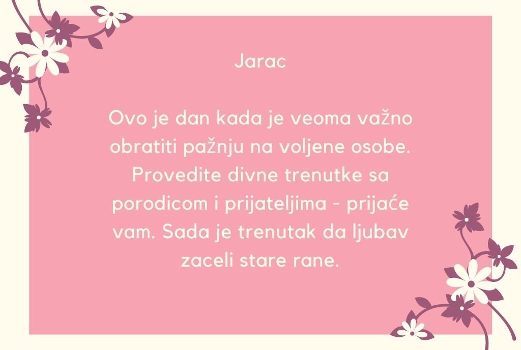 Dnevni horoskop za 21 jul 2021 godine