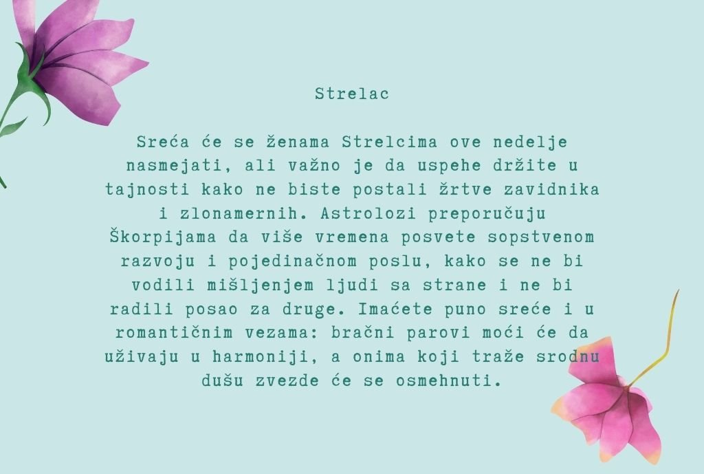 Ovan Ovnovi će imati period ove nedelje kada lako mogu da prevaziđu teškoće i privuku sreću u svoj život. Astrolozi preporučuju da budete pažljivi i da ne ponovite stare greške. U ovom periodu za Ovnov (8)