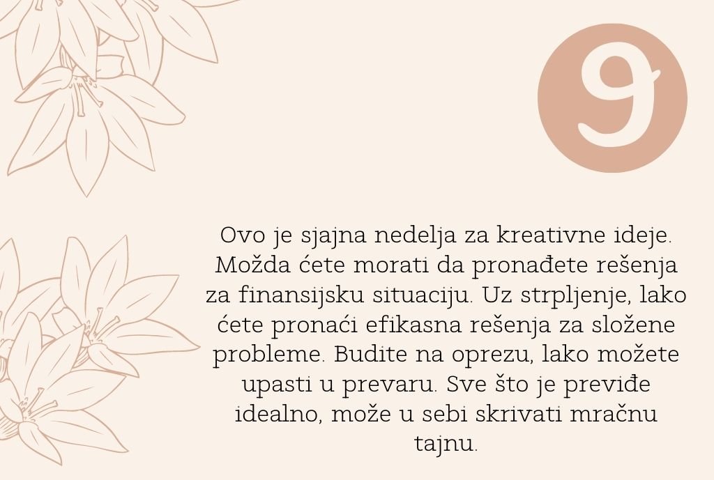 nedeljna numerologija od 26 jula do 2 avgusta (19)