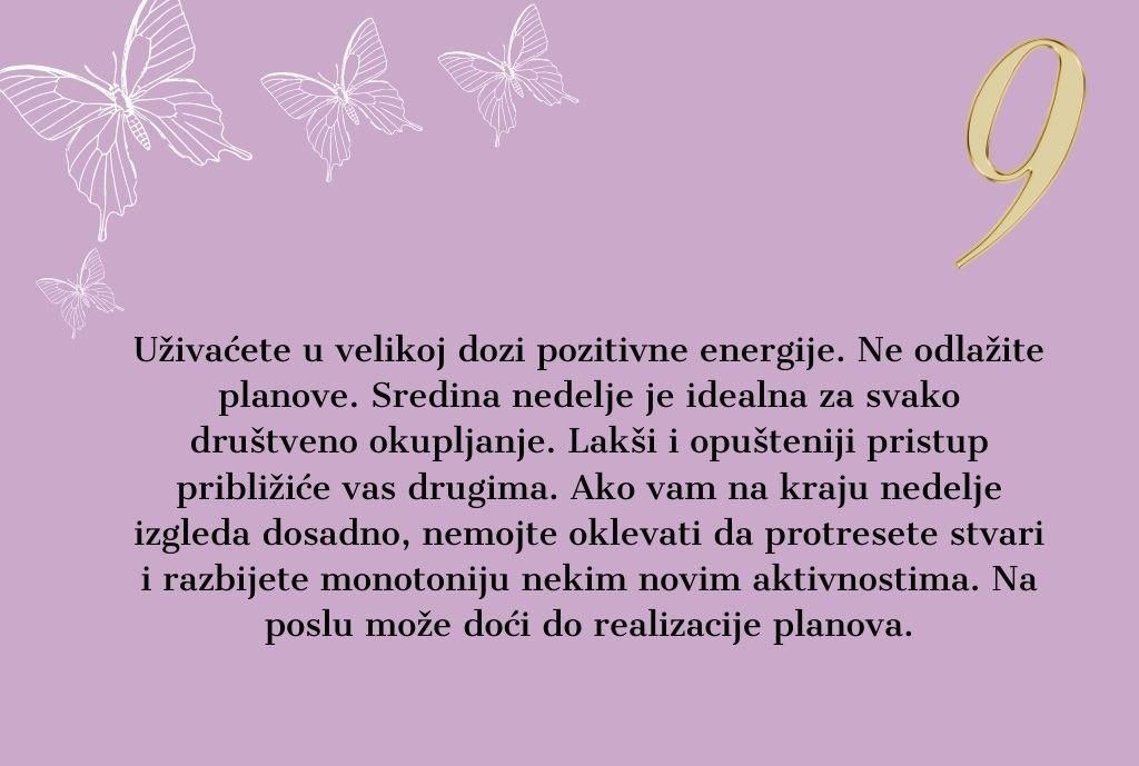 nedeljna numerologija od 4 do 10 oktobra (8)