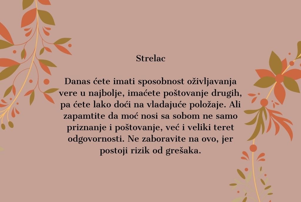 dnevni horoskop za 22 oktobar