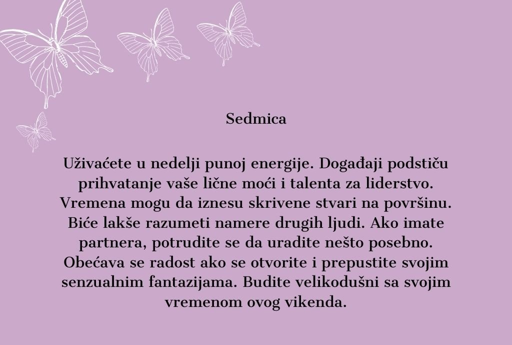 nedeljna numerologija od  25 do 31 oktobra (5)