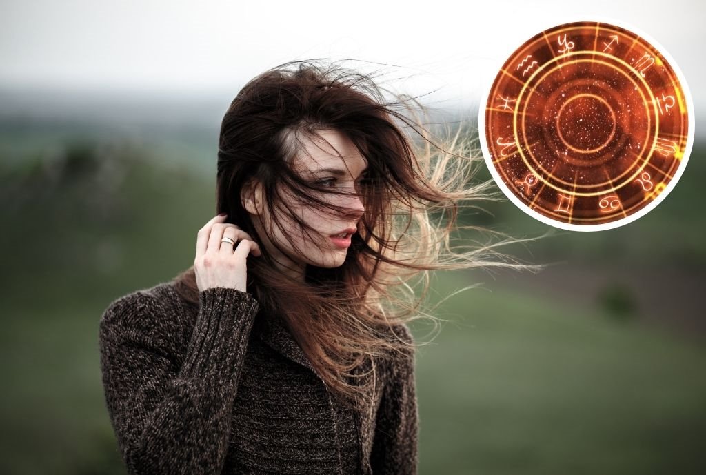 Ženi vetar mrsi kosu