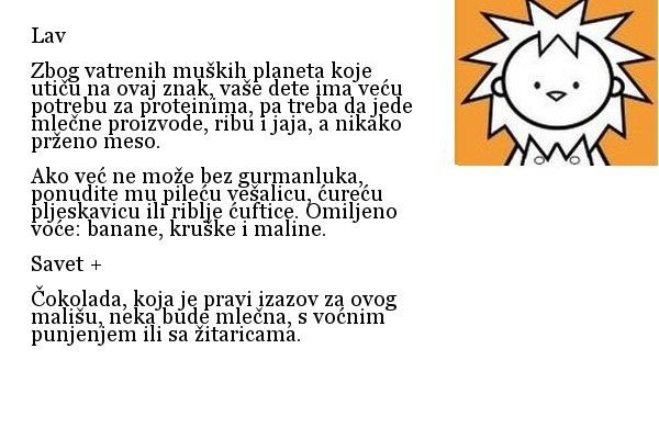 Ishrana dece po znacima horoskopa: šta ko voli i treba da jede