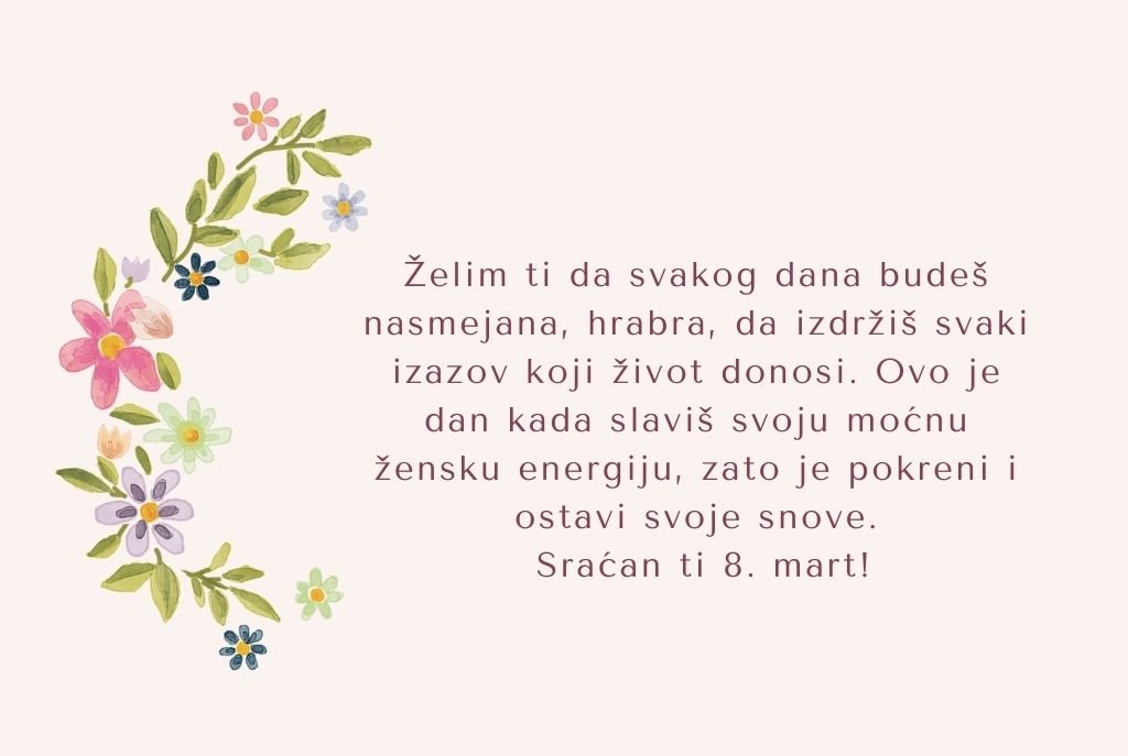 Najlepše čestitke i citati  za 8 mart 