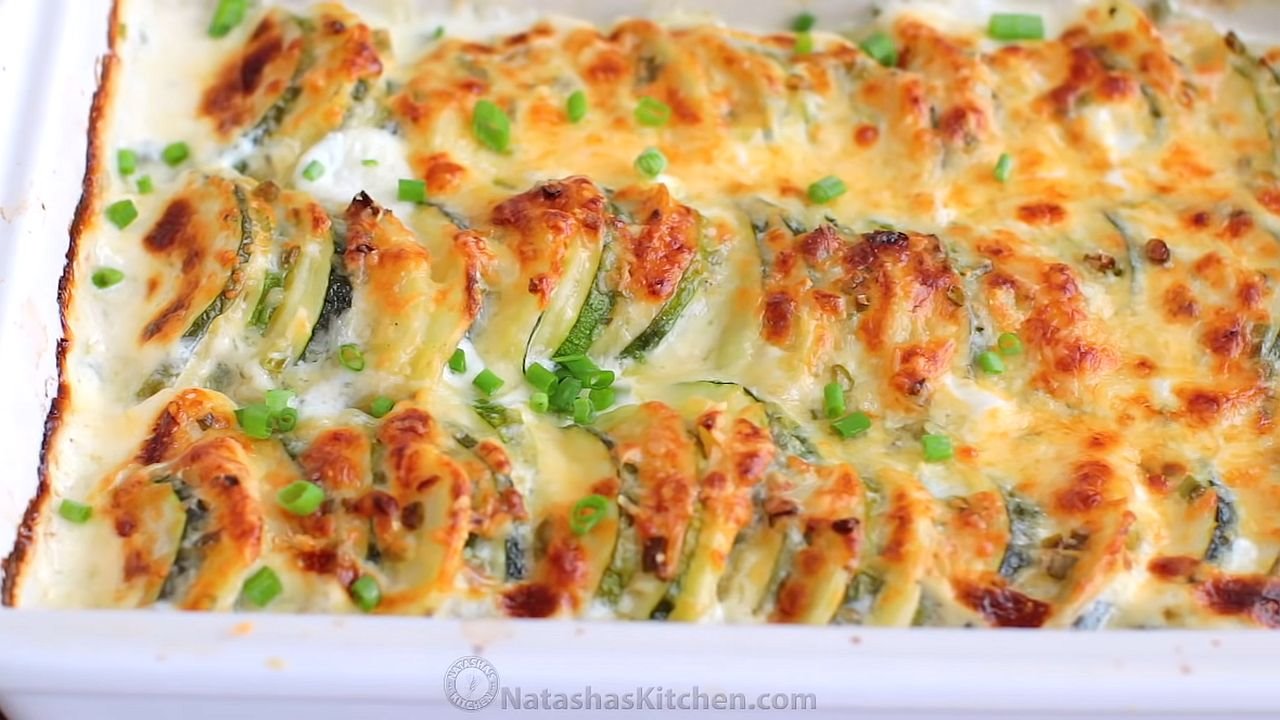 Recept za bogato jelo od tikvica i krompira.