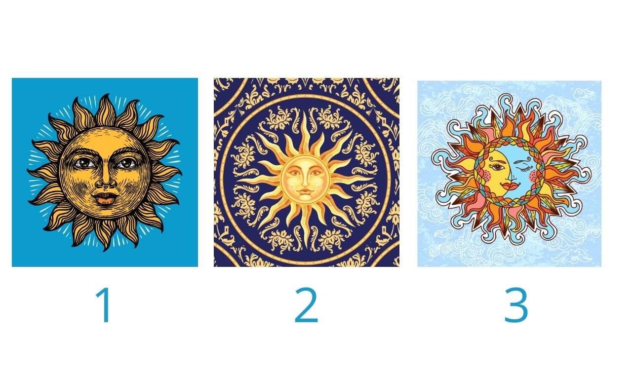 Test izaberite Sunce poruka za budućnost.