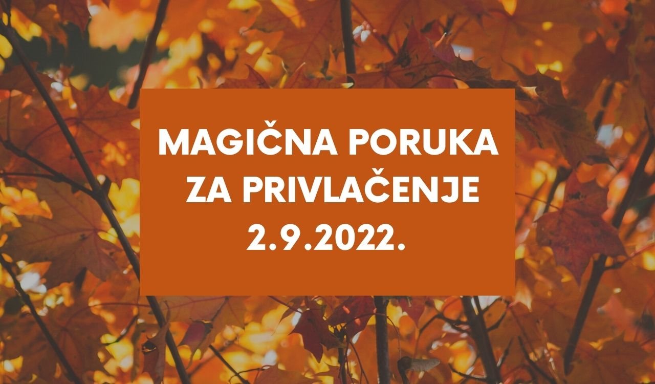 Poruka manifestacije za petak 2 septembar 2022 godine