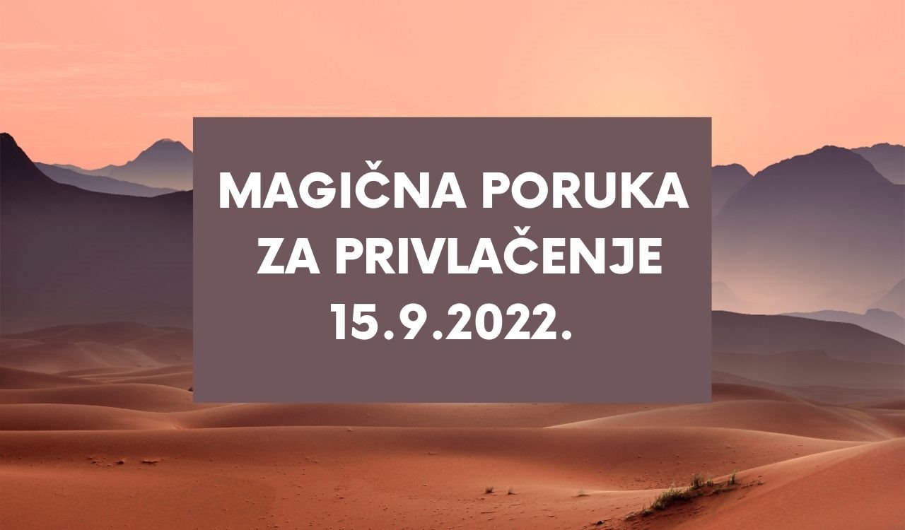 Poruka manifestacije za četvrtak 14 septembar 2022 godine!