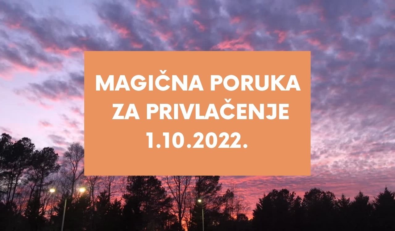Poruka manifestacije za subotu 1 oktobar 2022 godine