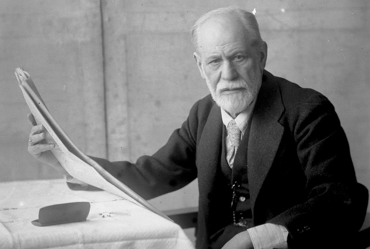 Sigmund Frojd čita štampu