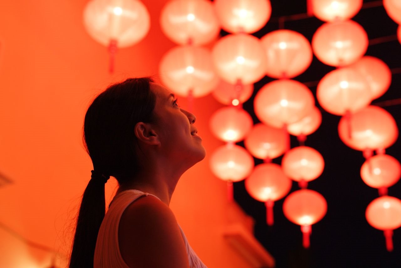 Kineskinja slavi kinesku Novu godinu