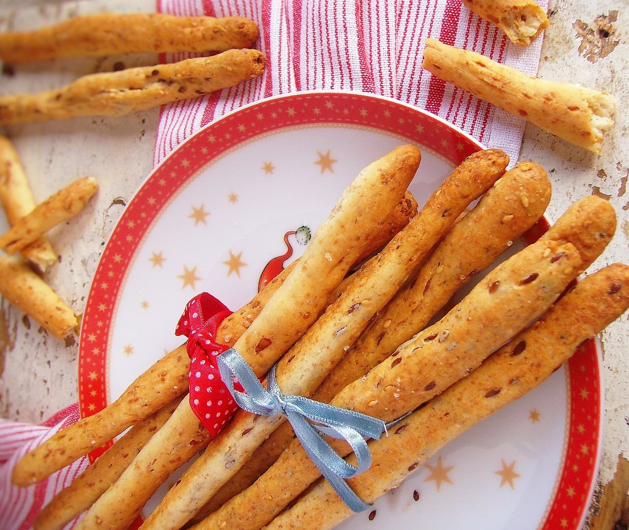 Recept za domaće hrskave grisine.