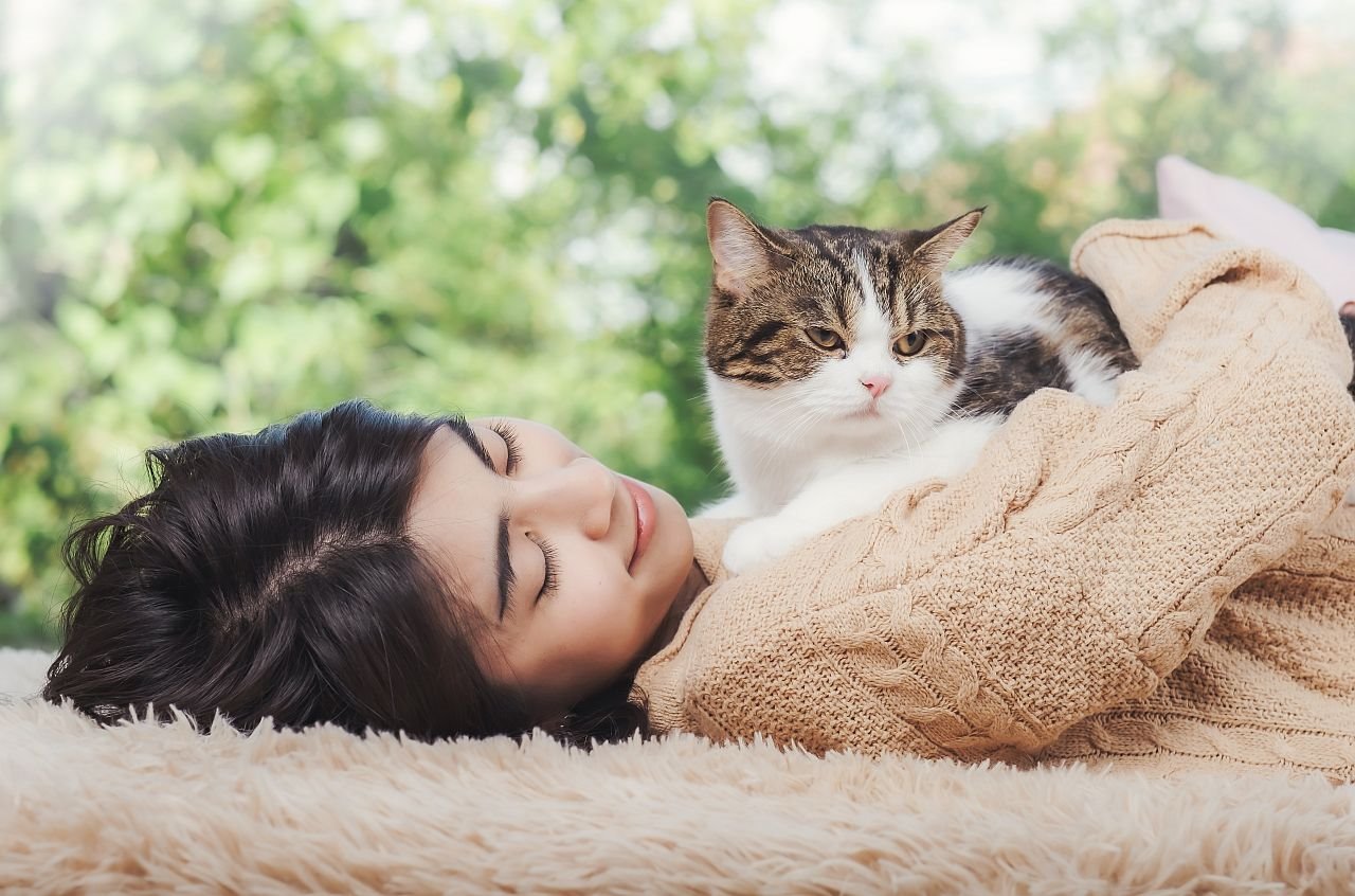 Zašto mačka leži na vašim grudima.