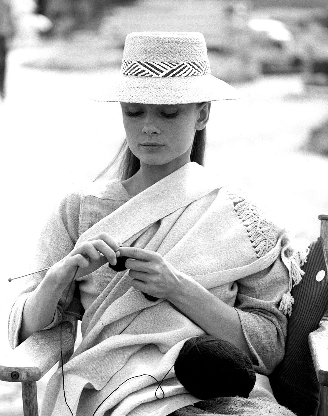 Kako se glumica Odri Hepbern oslobađa od stresa.