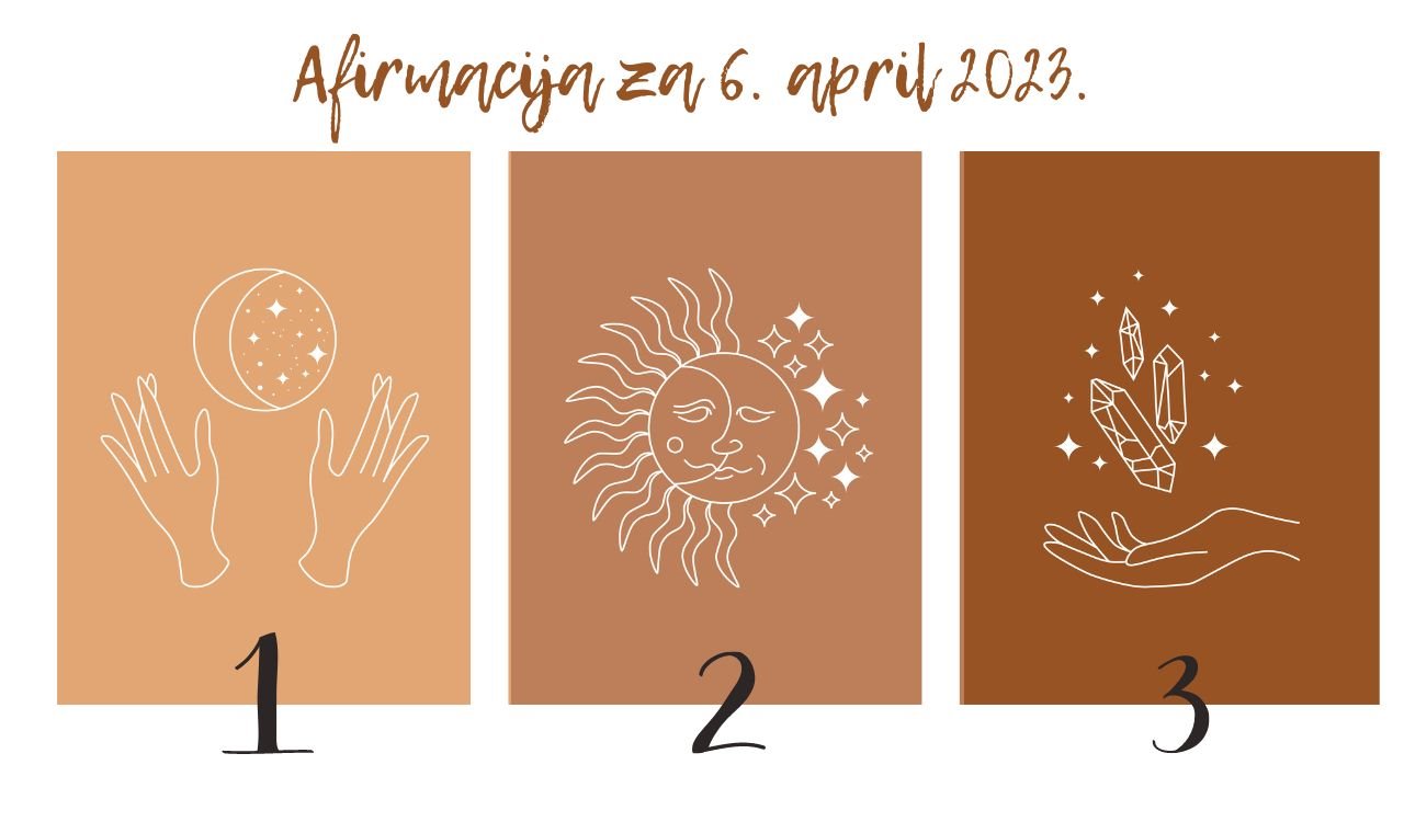 Afirmacija za 6 april 2023.