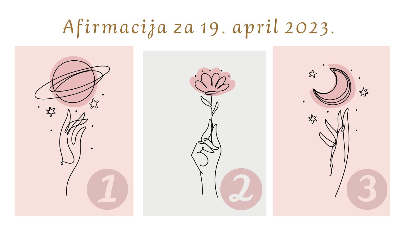 Afirmacija i poruka za mir 19 april 2023 godine.