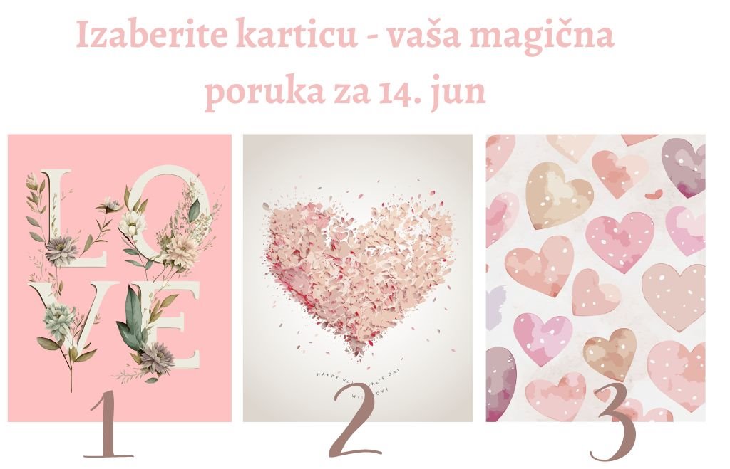 Izaberite karticu i pročitajte poruku za 14 jun.