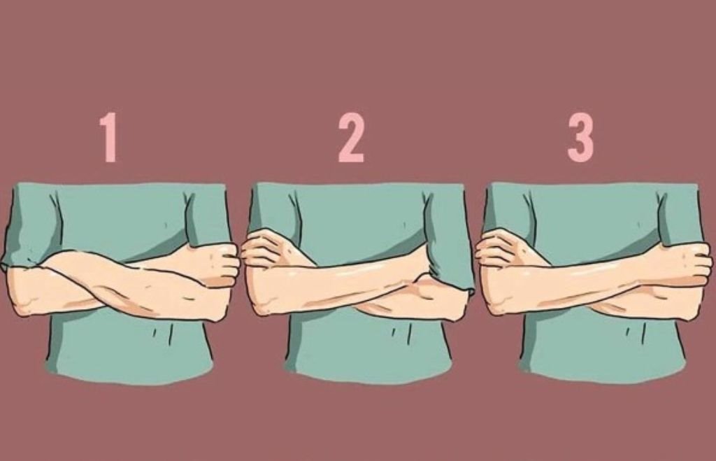 Test šta način na koji prekrštate ruke govori.