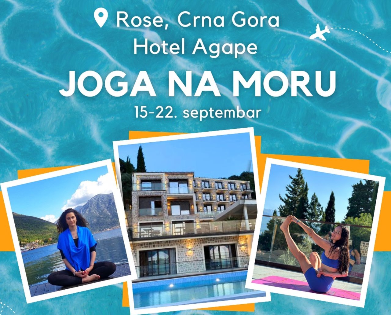 Joga i meditacija na moru Rose Crna Gora.
