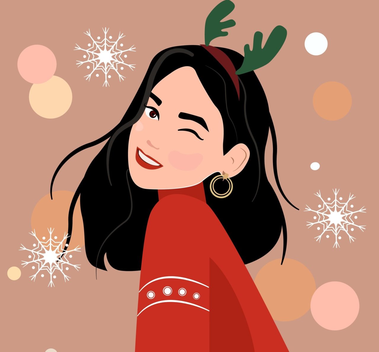 Ilustracija za horoskop i Novu godinu