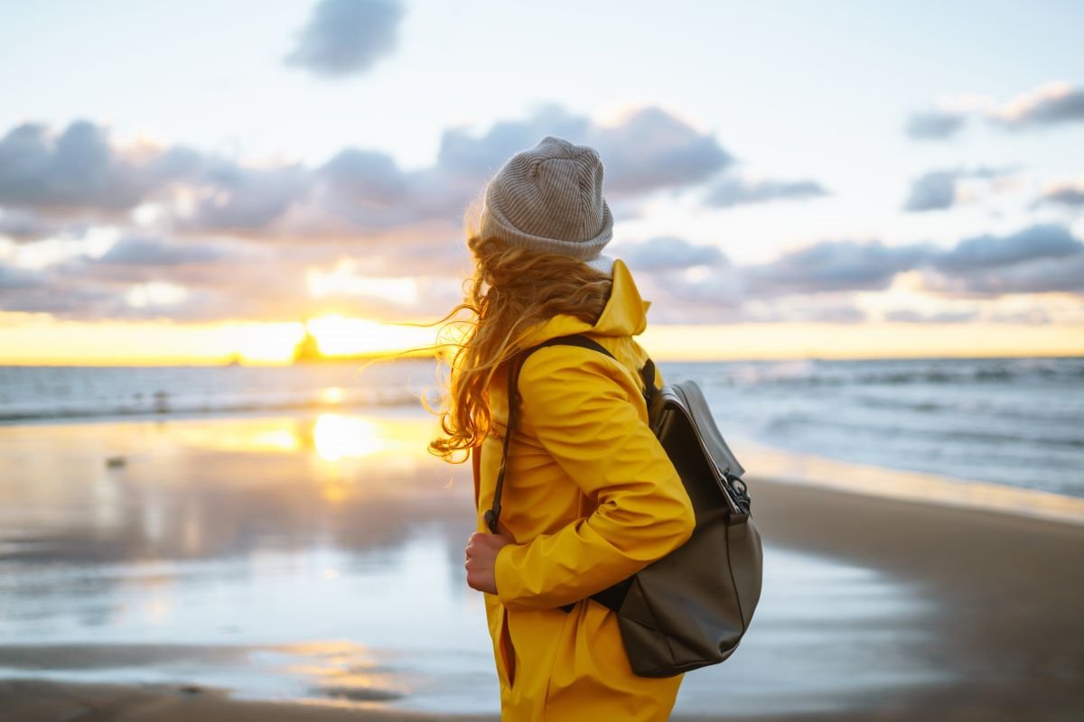 Skandinavka gleda u ledeno more