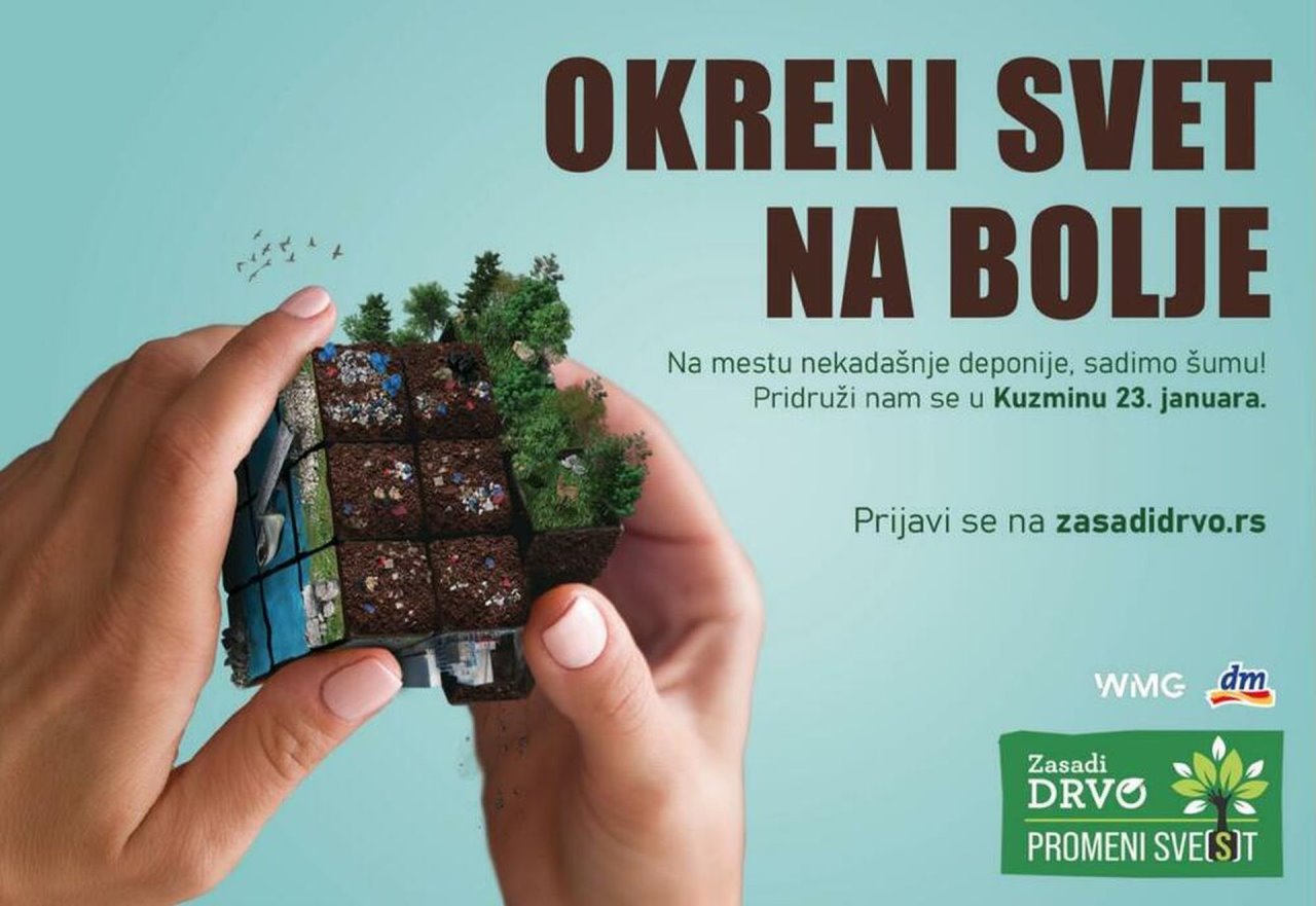 Na mestu bivše deponije raste nova šuma.