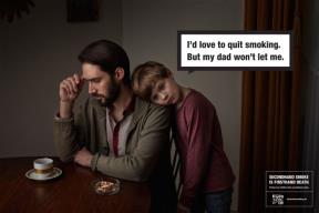 Prestao bih da pušim, ali mi ne da tata (FOTO)