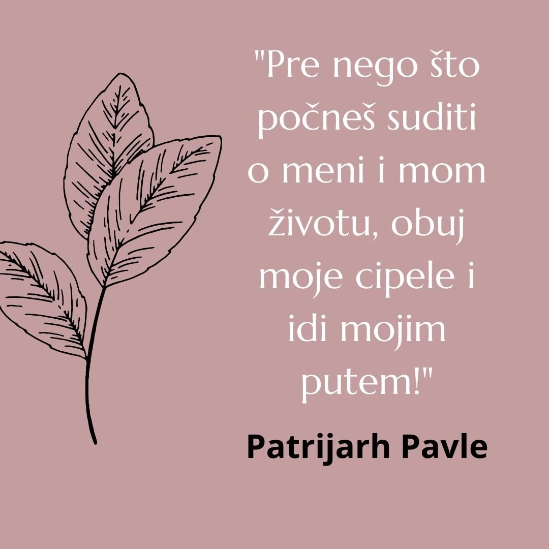 patrijarh pavle citati i poruke