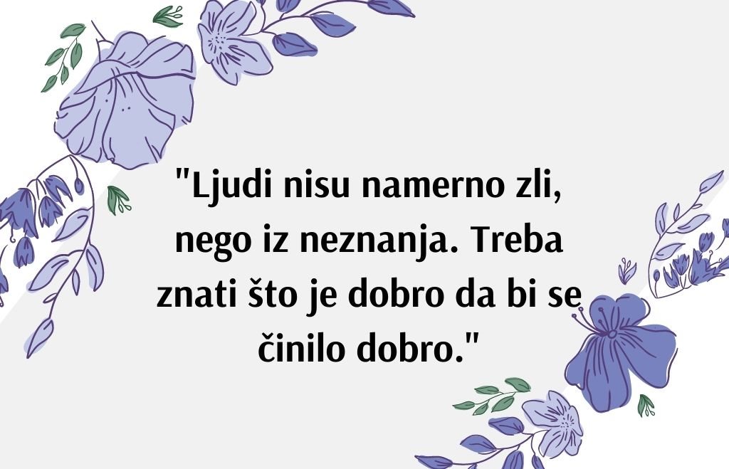 Molitve bi trebalo da budu blagoslovi, jer Bog već zna šta je najbolje za nas. (2)