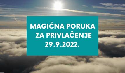 Poruka manifestacije za četvrtak 29 septembar 2022 godine
