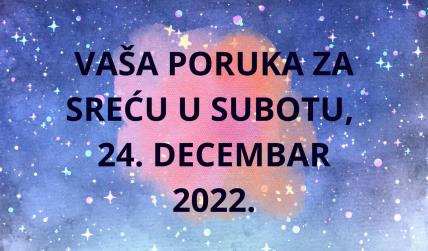 Poruka za sreću u 21 decembra 2022 godine.