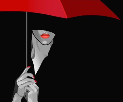 Devojka s kišobranom za dnevni horoskop