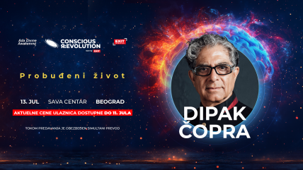 Probuđeni život Dipaka Čopre 13. jula u Sava centru
