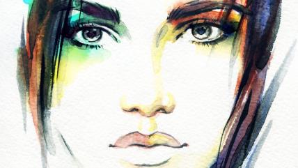 Ilustracija devojke za dnevni horoskop