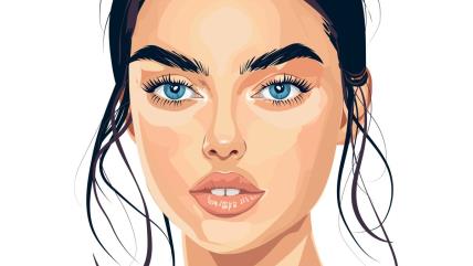 Ilustracija devojke uza dnevni horoskop