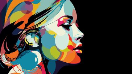 Ilustracija devojke za dnevni horoskop