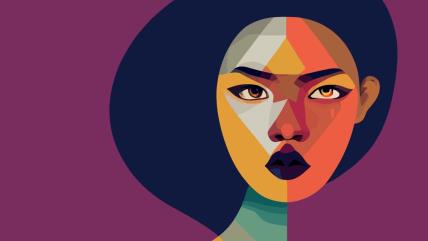 Ilustracija devojke za dnevni horoskop